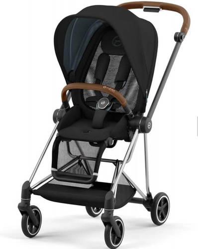 עגלת תינוק מיוס Mios 3 ריפוד שחור מלאנג' Stardust Black CYBEX סייבקס