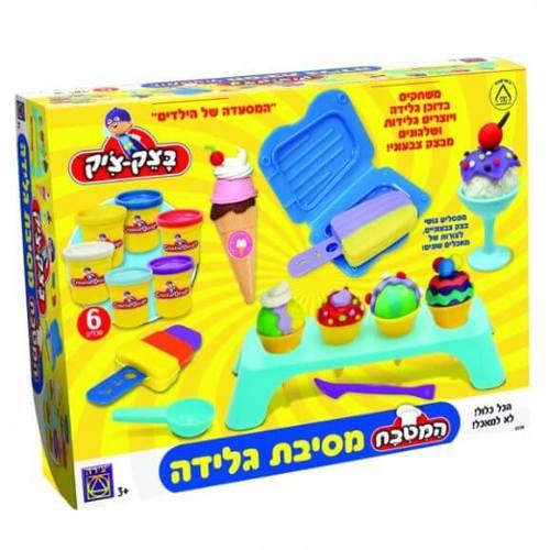 בצק צ'יק מסיבת גלידה יצירה